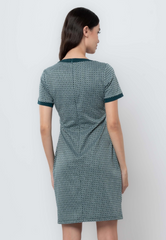 Apple & Eve Printed Knit Shift Dress