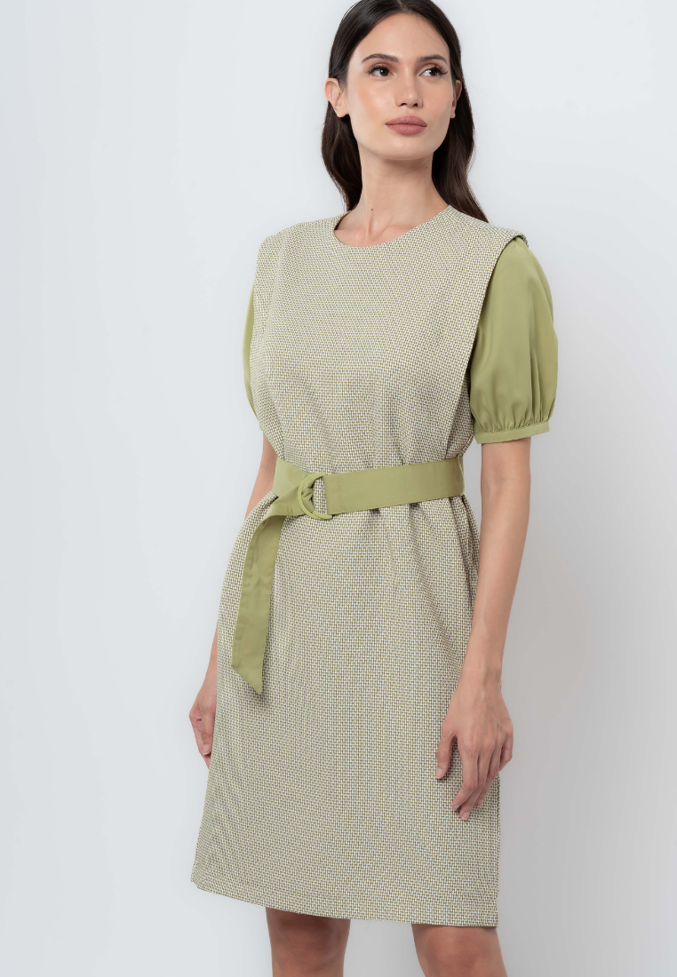 Apple & Eve Relaxed Fit Tweed Dress