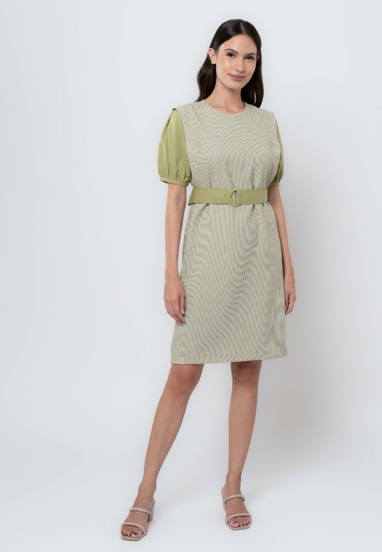 Apple & Eve Relaxed Fit Tweed Dress