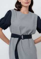 Apple & Eve Relaxed Fit Tweed Dress